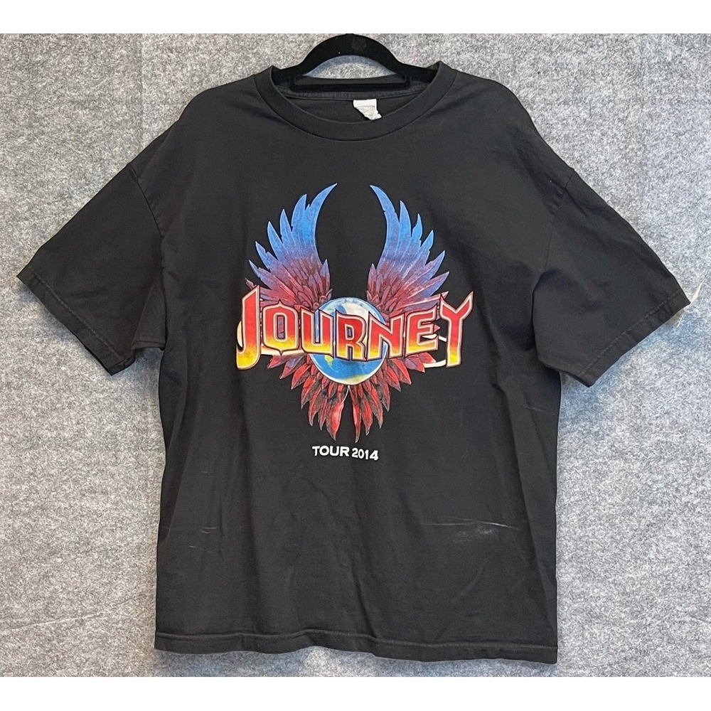 JOURNEY T-Shirt Mens XL Black 2014 Tour Steve Miller Band‎ Tower of Power Rock